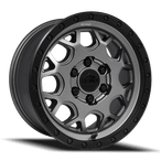 Felga REIKA R45V Marauder 2500 17x8 6x130 Satin Gunmetal with a Satin Black Ring