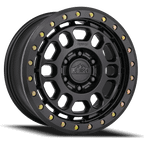 Felga REIKA R35B Rambler Beadlock 17x8 6x130 Satin Black with Black E Coated Ring